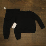 Champion Boys Toddler 2-Piece Cargo Sweatpants Sweatshirt Set C535ST427 Black 4T