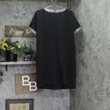 Calvin Klein Womens Embellished Short-Sleeve A Line Dress CD4M2EA5 Black 16