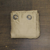 ZUZIFY Blackout Curtain Polyester Grommet Brown 50x96