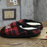 Dluxe By Dearfoams Womens Family Matching Mama Bear Clog Slippers Red M (7-8)