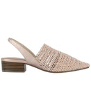 Jones New York Womens Carolton Embroidered Slingback Flats Rose Gold Pink 8.5M