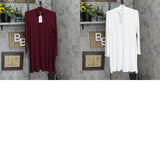 Blooms in the City Womens Long Sleeve Mock Neck Knit A-Line Dress D3119-1