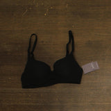Auden Womens Luxe Stretch Comfort Wire Demi Bra 94266631 Black 32A
