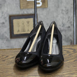 Lifestride Womens Juliana Stretch Wedge Pumps Shoes F2858M1 Black 7N