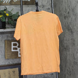 X Ray Cotton Short Sleeve Casual Slim Fit V-Neck T-Shirt Cantaloupe Orange L