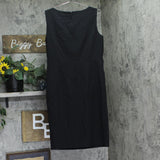 Le Suit Womens Lined Sleeveless Woven Suit Dress Black 12