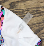Raisins Juniors Kaori Highneck Bikini Swim Top N710421 Black Multi L