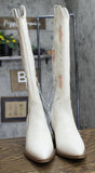 Universal Thread Womens Dixie Bone Floral Western Cowboy Boots Off White 6M