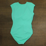 Bleu Rod Beattie Pique Ole Tank One-Piece Swimsuit Tahiti Teal Blue Green 12