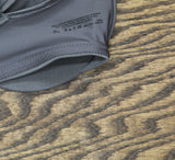 Lilyette Womens Plunge Into Comfort Keyhole Minimizer Bra Silver Lining Gray 36C