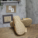 Bearpaw Acacia Microsuede Adjustable Strappy Open Toe Slide Sandals Brown 8M