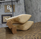 Journee Collection Womens Tru Comfort Foam Noralinn Booties Knit Beige Brown 6W