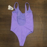 Salt + Cove Juniors Classic Tank One-Piece Swimsuit 807144 Iris Purple Blue XL