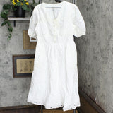 A New Day Women's Short Sleeve Eyelet Dress 78793755