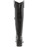 INC International Concepts Womens Fawne Riding Leather Boots FAWNE Black 6M