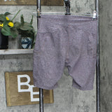 Kirkland Signature Womens Active Knit High Rise Shorts Brushed Purple L