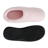 Isotoner Womens Terry Clog Slippers Non Slip 96035 Peony Pink M (7.5-8)