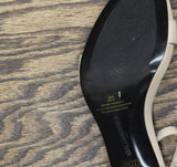 Karl Lagerfeld Paris Womens Cybil High-Heel Sandals Heels Dusty Nude Brown 10M