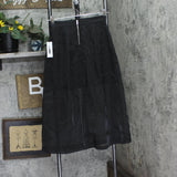 DKNY Womens Organza Cargo Skirt Sheer P4BNUWEN Black 2