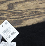 On 34th Brushed Solid Blanket Wrap Scarf Oversized MO9742504 Black