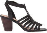 Bella Vita Women's Block Heel Sandal Heeled Shoes JODI Black 11W