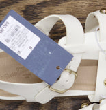 Universal Thread Womens Winnie Studded Fisherman Sandals White / Gold 6M