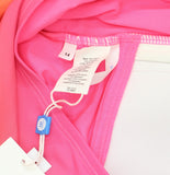 Bleu By Rod Beattie the Heat Bandeau Tankini Swimsuit Top Rosa Pink Multi 14