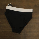 Lauren Ralph Lauren Womens Banded High-Waist Swimsuit Bikini Bottoms Black 4