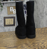 Universal Thread Womens Sarah Suede Shearling Winter Boots 91467407 Black 6M