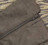 Style & Co. Womens Uticaa Belt Heel Boots Dark Taupe Microsuede Brown 7M