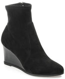Journee Collection Women's Hepburn Wedge Bootie Shoes HEPBURN-BOOTIES Black 12M