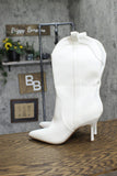 Wild Fable Womens Bryce Heeled Western Cowboy Boots 92229987 White 9.5M