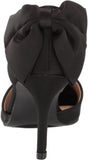Journee Collection Womens Tanzi Satin D'Orsay Heels Shoes TANZI-PUMP Black 9M