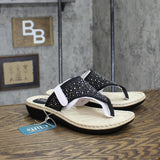 Cliffs By White Mountain Calling Women's Thong Sandal Black / Fabric 10M