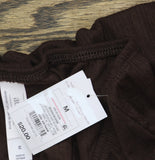 Auden Womens Variegated Ribbed Pajama Skirt 94629562 Brown M