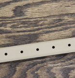 Lauren Ralph Lauren Womens Charm Crosshatch Leather Belt Birch Tan Brown L
