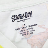 Scooby Doo! Womens All Over Print Pajama Sleep Shirt Short Sleeve Light Green L