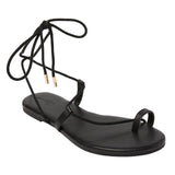 Universal Thread Womens Ivana Footbed Toe Ring Sandals 93708831 Black 10M