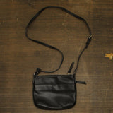 Dana Buchman Faux Leather Adjustable Crossbody Shoulder Purse Black One Size