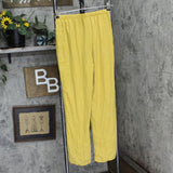 Antthony Womens Lined Elastic Waist Dress Pants 167e4983f9615c Gold Yellow S
