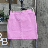 Wild Fable Women's Notch Front Seamed Jean Mini Skirt 83913736 Light Purple 0