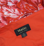 Maree Por Toi Wrap Belted Floral Dress Red Multi 22W