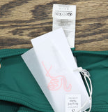 Mimi Flamingo Lido Rib Blake Midkini Tankini Top 900050604 Emerald Green 12
