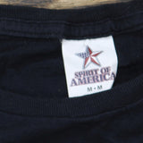 Sprit of America Womens Graphic Pitbull America Patriotic T-Shirt Tee Black M