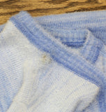 Anybody Womens Eyelash Yarn Long Sleeve Ombre Sweater A672680 Blue Jewel L