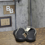 Universal Thread Keilani Thong Flip Flops 93321989 Black / Clear 10M