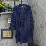 Felina Womens Mirielle Robe Peacoat 900794 Navy Blue L