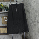 DKNY Womens Organza Cargo Skirt P4BNUWEN Black 12