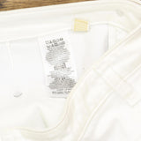 Michael by Michael Kors Womens Flounce Denim Skirt MS27F6T94L White 12