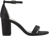 Bandolino Women's Armory Heeled Sandal Shoes BNARMORY2 Black Glamour 7.5M